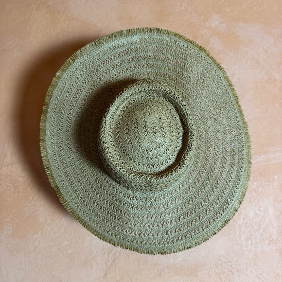 Abercrombie & Fitch Straw Wide Brim Hat NWT Coastal Boho Beach Vacation - Picture 1 of 4